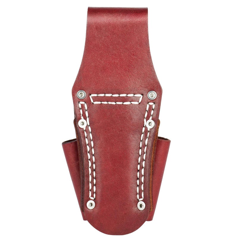 NKTM Leather Tool Pouch, Leather Electrician Tool Pouch with 4 Pockets, Heavy Duty and Durable, for Any Electrician/Welders, Carpenters, Car Repairers, Brown - Image 5